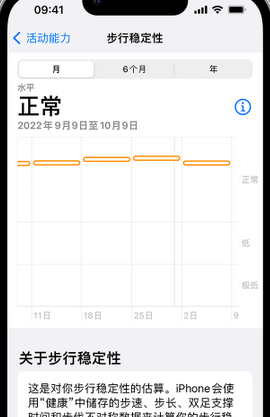 永宁iPhone手机维修如何在iPhone开启'步行稳定性通知'