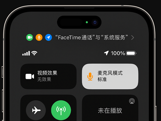 永宁苹果授权维修网点分享iPhone在通话时让你的声音更清晰 