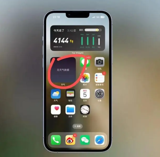 永宁苹果手机维修分享:iOS16主屏幕天气小组件无法正常工作怎么办？ 
