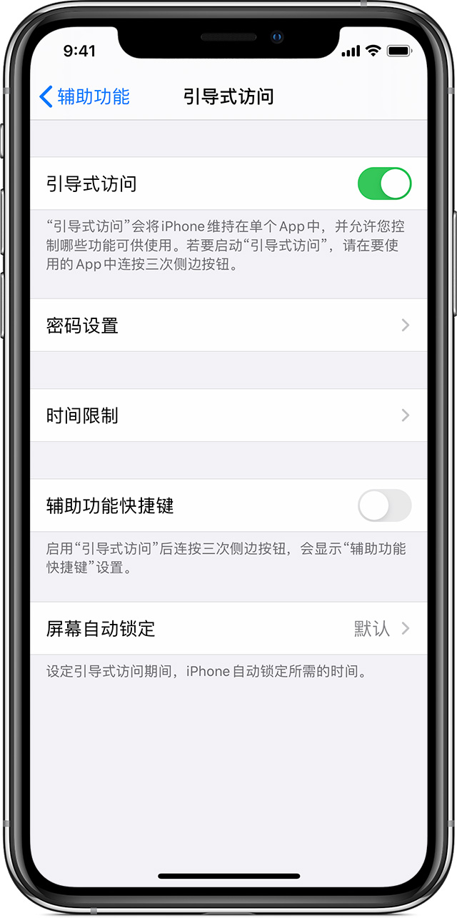 永宁苹果手机维修分享如何在 iPhone 上退出引导式访问 